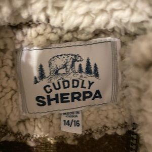 Kids Size 14/16 Sherpa Pullover